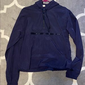 Brandy Melville Navy Windbreaker